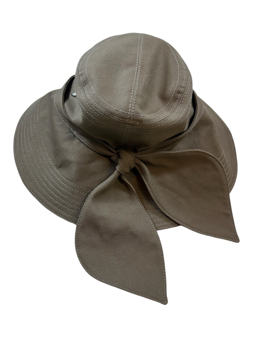Helen Kaminski Wide Melody Safari Brim Bucket Hat Bow Detail OS NWT NEW